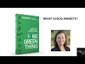 What is eco-anxiety? 