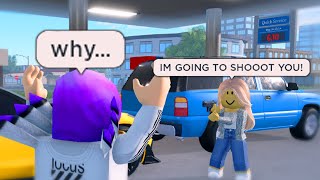 She Pointed A Gun At Me For No Reason.. COPS CALLED! (Roblox)