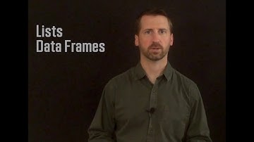 R Data Structures: Lists and Data Frames