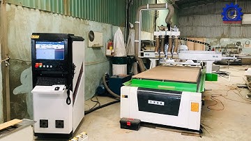 MÁY CNC ROUTER 4 ĐẦU GIA CÔNG VÁN GỖ TỰ ĐỘNG | MÁY CHẾ BIẾN GỖ TIẾN PHÚ SÀI GÒN