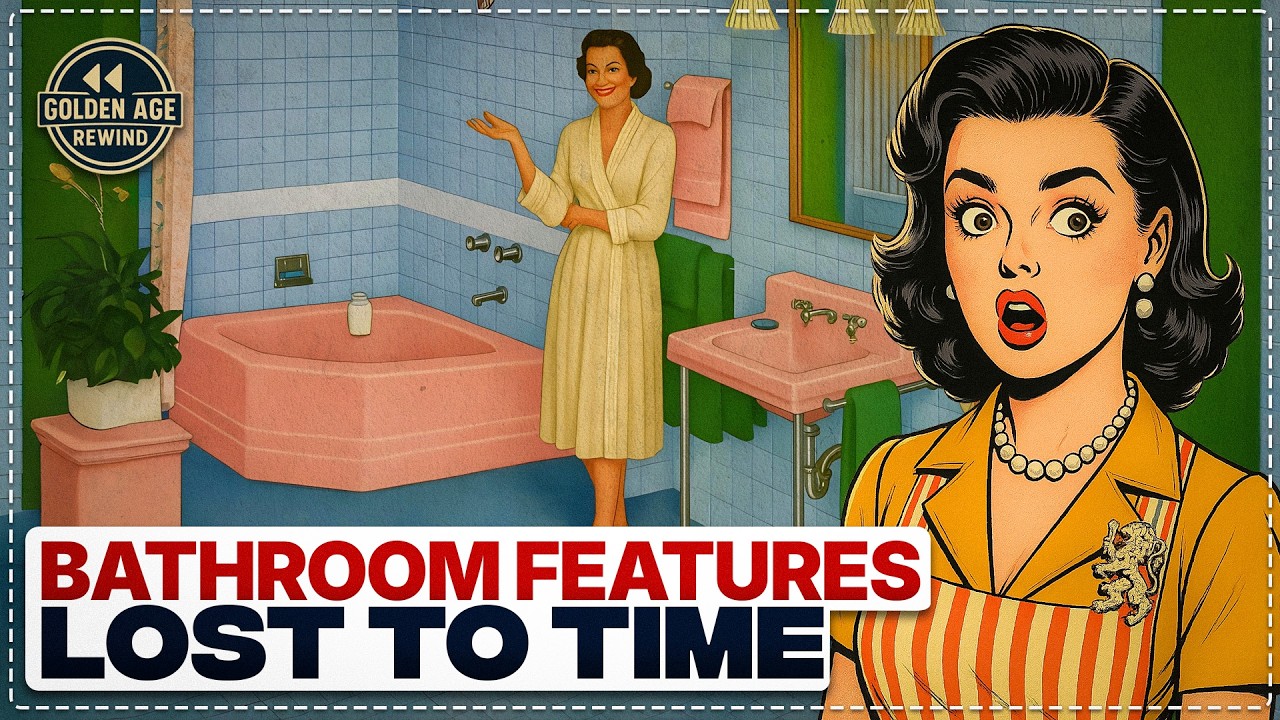 10 Old Bathroom Features That Defined the Mid Century Home