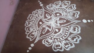 Daily kolangal | Friday special rangoli | Rangoli design | Easy muggulu Latest rangoli design