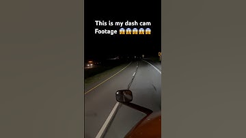 Ghost truck Real dash cam footage craziest thing ever!!