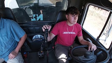 My 17 year old brother shifting on a manual 10 speed transmission