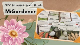 2022 Seed Haul - MiGardener Summer Sale