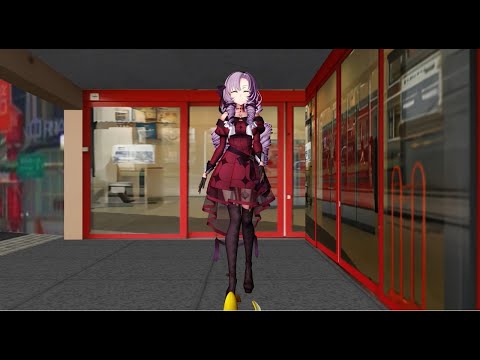 【壱百満天原サロメ/月ノ美兎/樋口楓】お嬢様スパンキング！ナイトメアですわ～ Young lady spanking nightmare desuwa【にじさんじMMD】