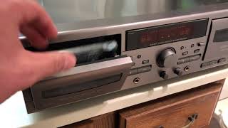 JVC TD-W317 Dual Cassette Deck Player Recorder
