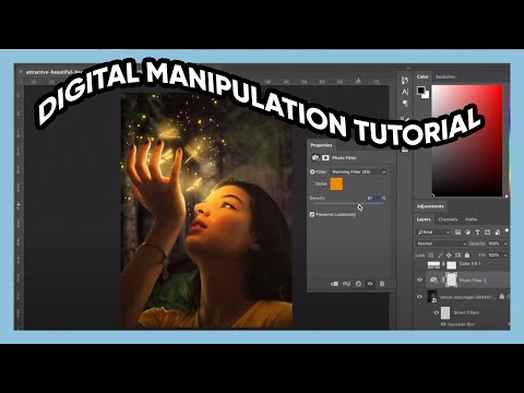 Glowing Dragonflies - Digital Manipulation Photoshop Tutorial Glowing Dragonflies - Digital Manipulation Photoshop Tutorial