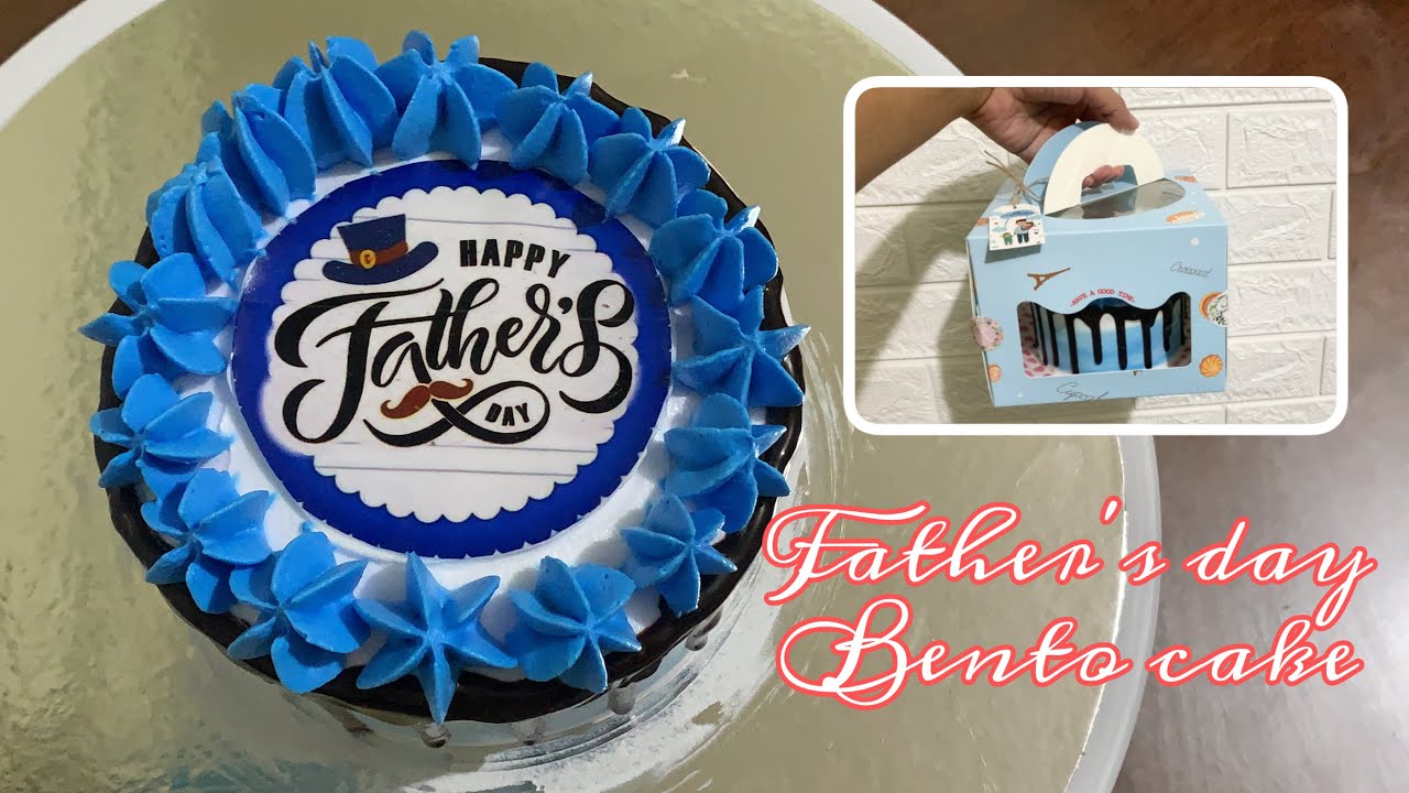FATHER’S DAY CAKE FATHER’S DAY BENTO CAKE YouTube