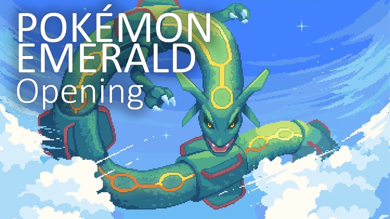 SnagBack on X: Here's an homage to the intro to Pokémon Emerald