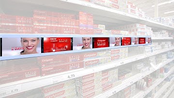 Retail Shelf Video Strip Designed For Easy Installation & Maintenance