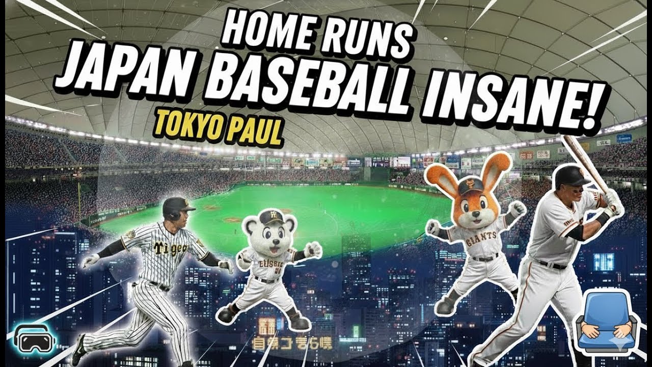 Baseball Game Tokyo Dome in 4K 360° video YouTube