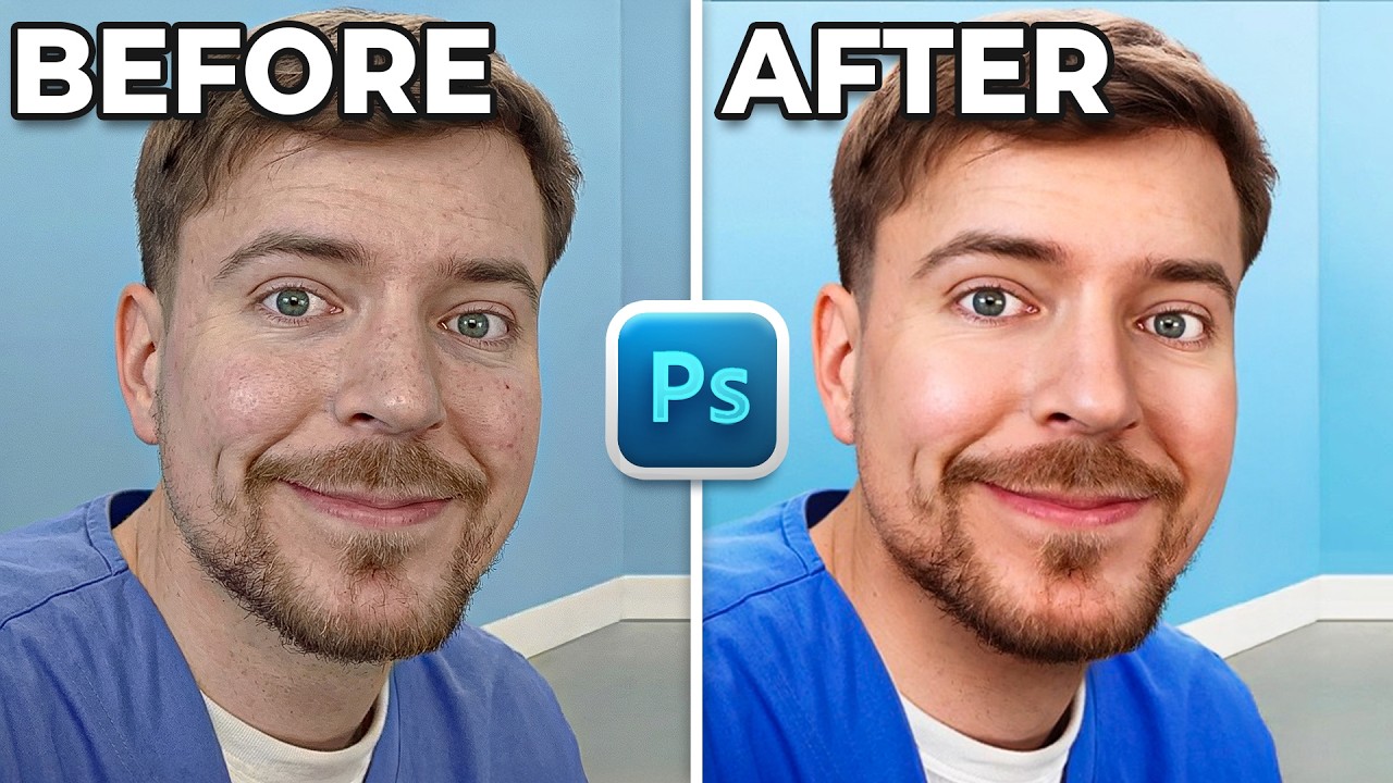 Как редактировать лица на миниатюрах, как у MrBeast (ЛЕГКО)