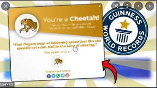 Legit click speed test cheetah rank screenshot 5