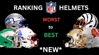 Ranking Every NFL HELMET From WORST to BEST!