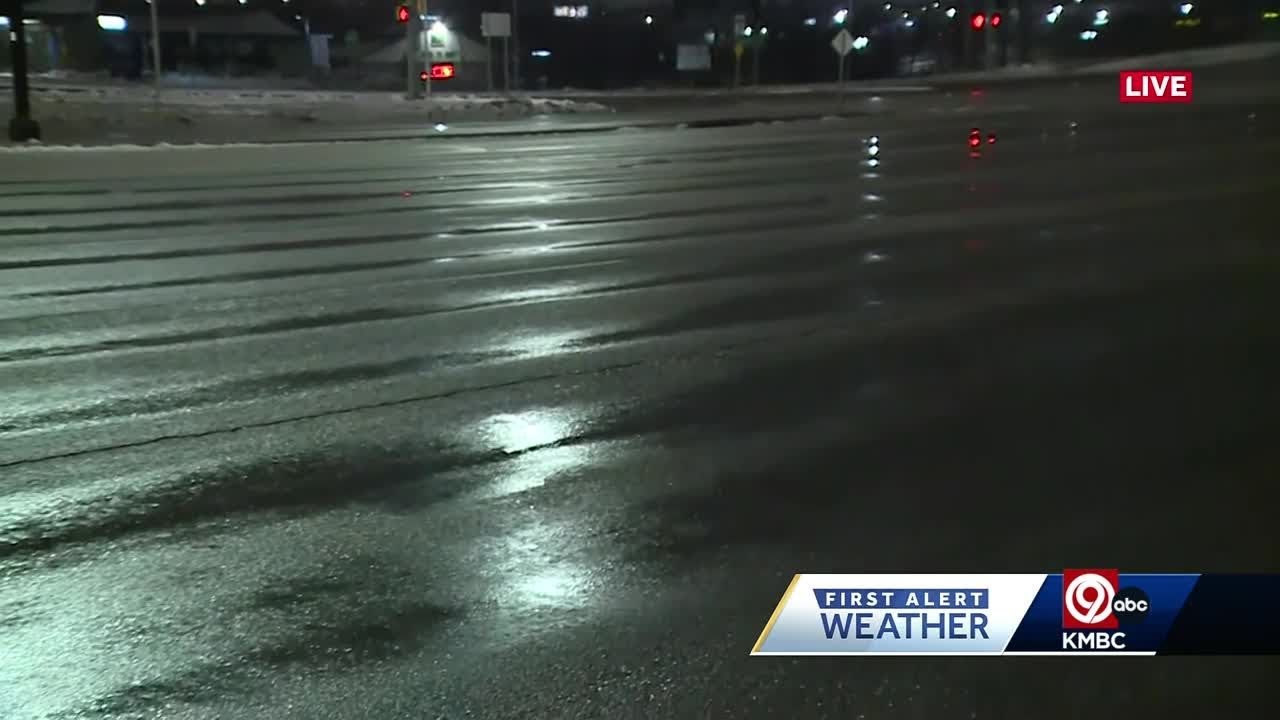 Road conditions deteriorating Friday morning - YouTube