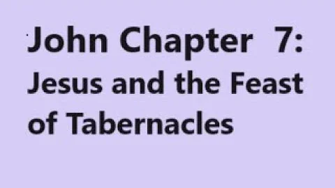 John 7: The Gospel of John, Catholic Bible Study, Fr. Tim Peters