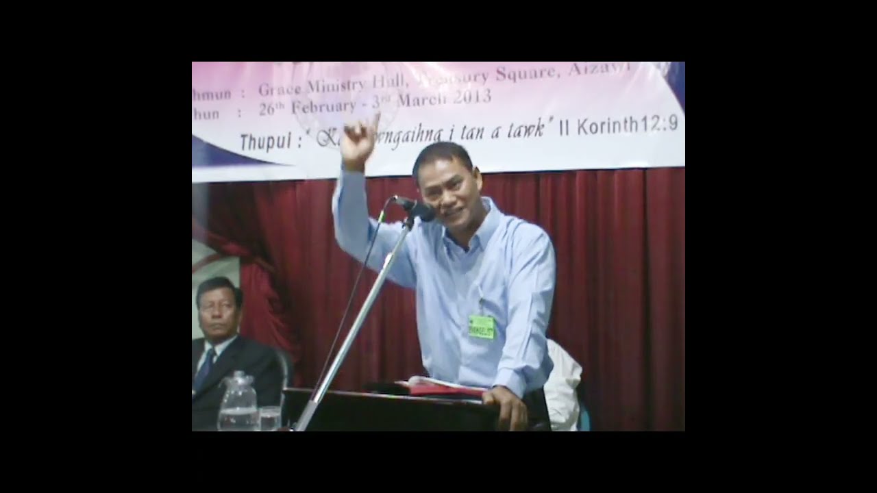 Evan Thanzuala. Ka khawngaihna i tan a tawk (GEMI General assembly 2013)