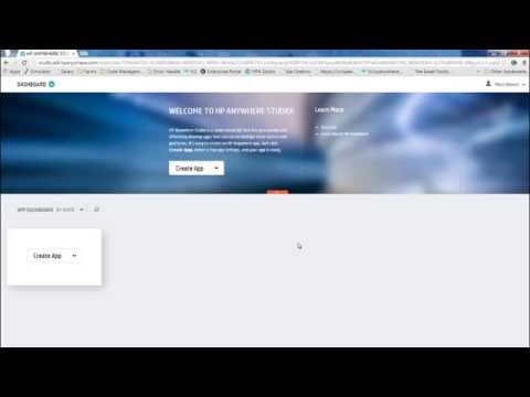 HP Anywhere Studio - Quick tour
