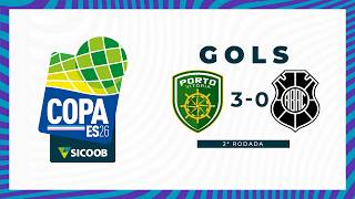 GOLS - PORTO VITÓRIA 3x0 RIO BRANCO SAF - COPA ES SICOOB 2026