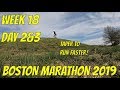 Boston marathon 2019  week 18 day 23  how to taper for a marathon