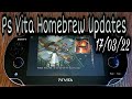 Ps Vita Homebrew Updates - 17/03/2022