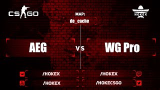 CS:GO : IceWar Money Cup #2 : Ambitious Egotists vs WG Pro (de_cache)