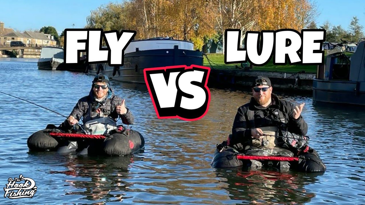 Fly VS Lure Fishing - Belly Boat Edition 