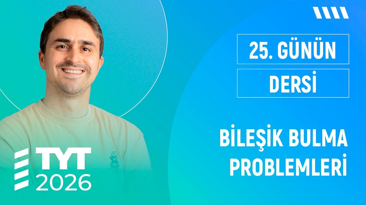 BİLEŞİK FORMÜLÜ BULMA PROBLEMLERİ I KİMYASAL HESAPLAMA I TYT KİMYA FULL I  2026 I 25. GÜNÜN DERSİ