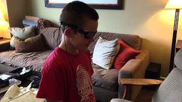 9-year-old Eli uses OrCam