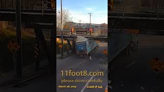 Classic 11foot8: Speeding semi smash #crash #11foot8