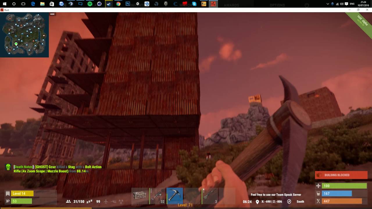 This how u demolish a building in rust - YouTube