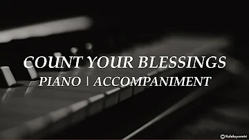 Count Your Blessings | Piano | Hymn | Accompaniment | Lyrics