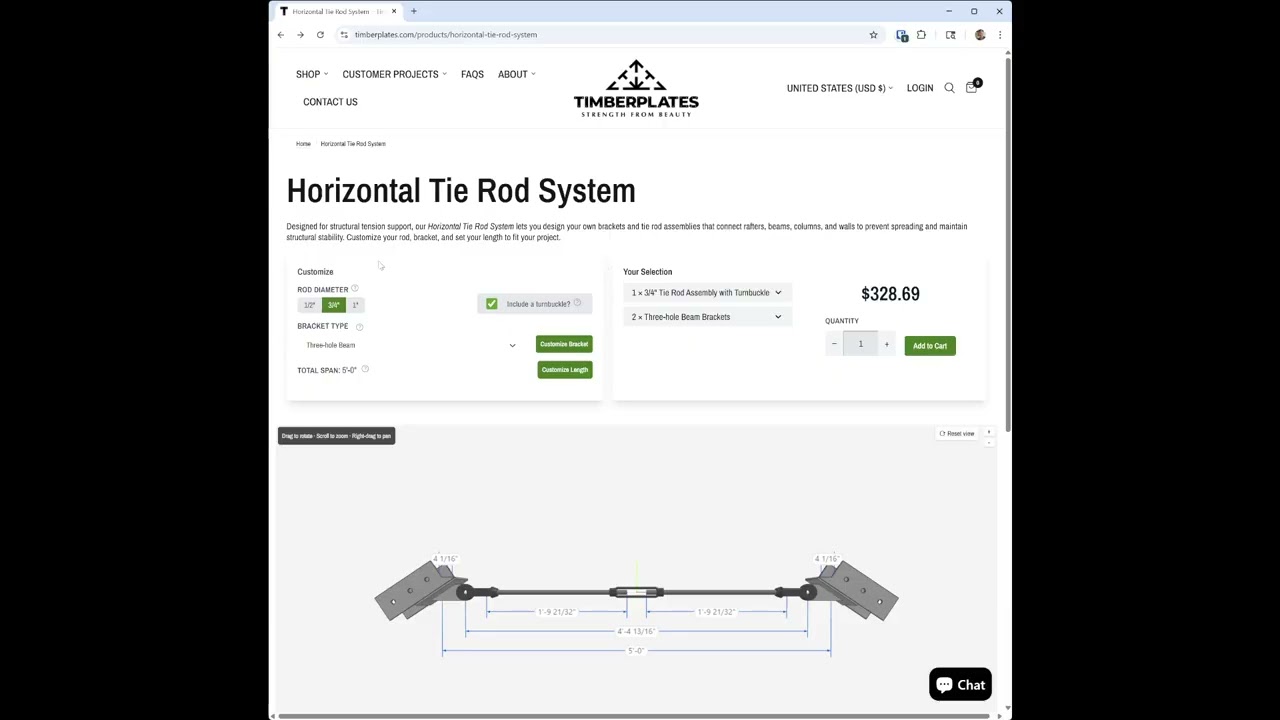 An Overview of the Timberplates Tie Rod System Configurators