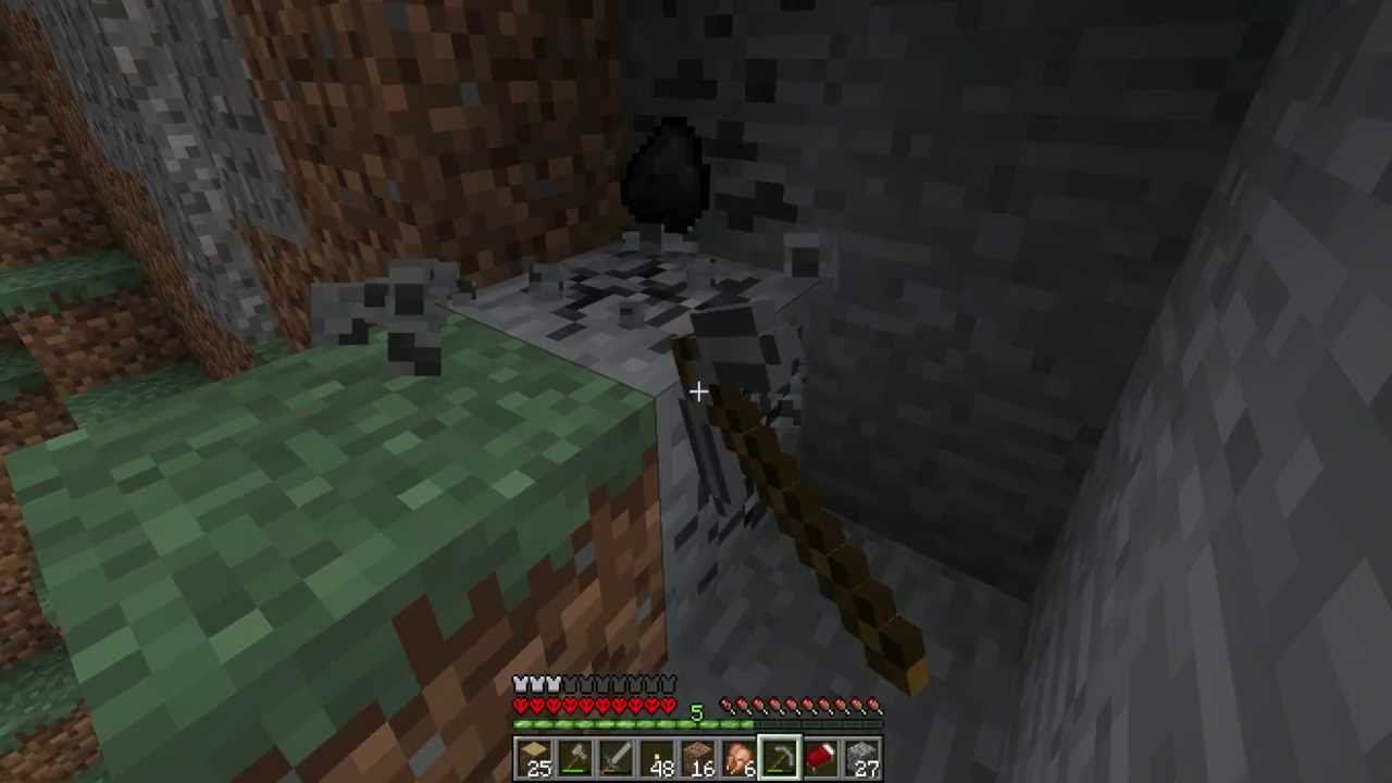 Let's Play Minecraft Hardcore 2 Part 3 - Only Coal ? - YouTube