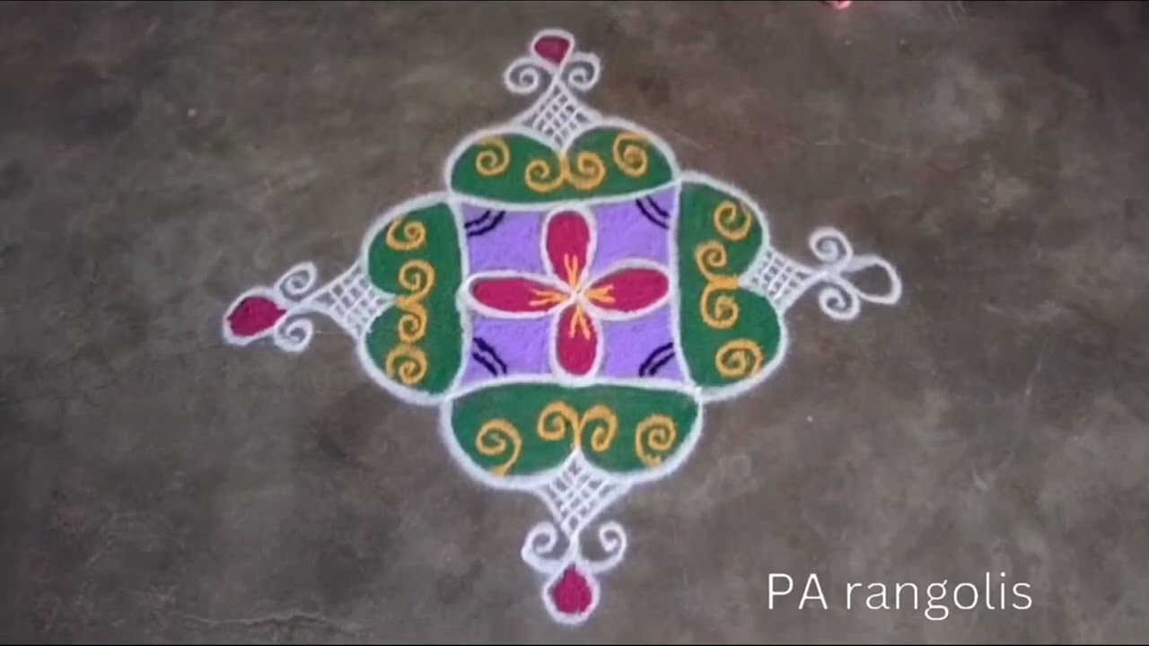 ஈஸியான 5 புள்ளி 🌸கோலங்கள்,🌸 rangoli designs, kolam for beginners 🌸
