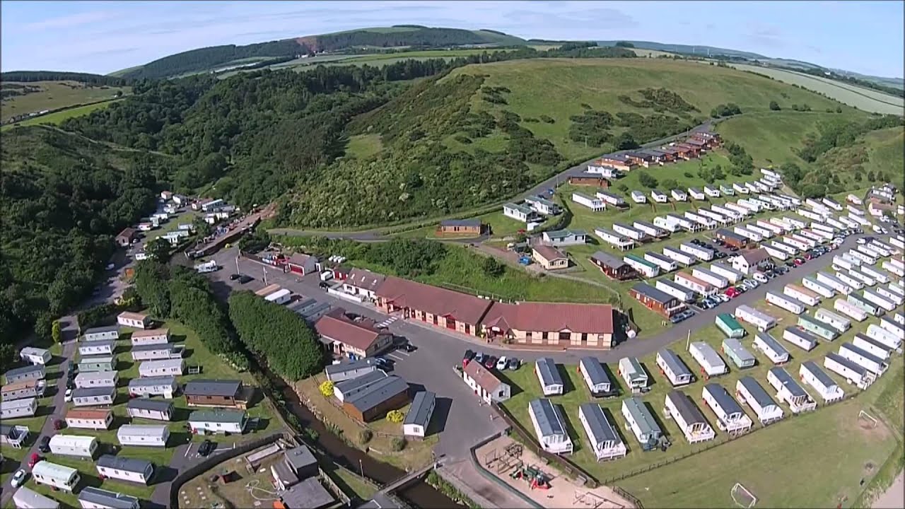 Pease Bay Leisure Park from above. YouTube