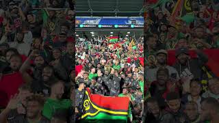United together - Vanuatu and their supporters 🇻🇺 #OFCProLeague
