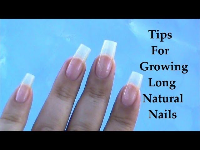 Tips For Growing Long Natural Nails x Bloopers - YouTube