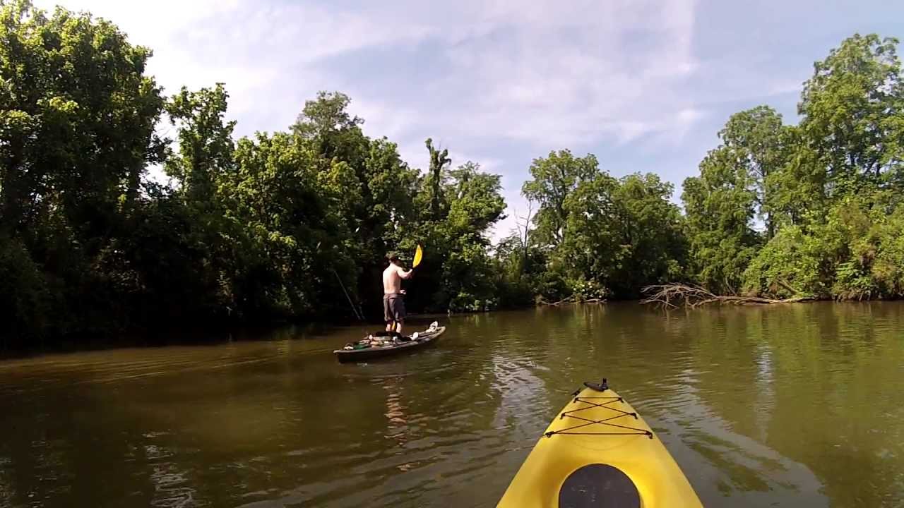 Standing In Ascend FS12T Sit On Top Bass Pro Shops Kayak YouTube