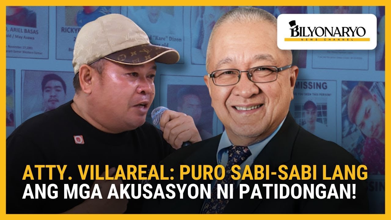 Atty. Villareal: Puro sabi-sabi lang ang mga akusasyon ni Patidongan | Agenda