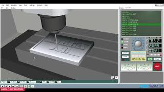 Membuat Program G code Absolute Milling - CNC Simulator Pro - CNC Simulator Frais