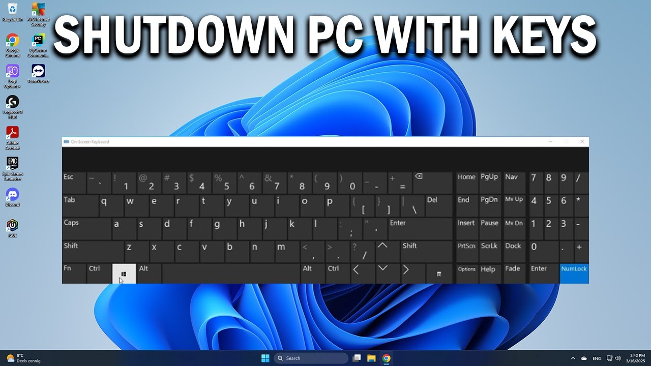 To Put Computer Off Using Keyboard How To Shutdown or Turn off Windows 10 PC Using Keyboard - Easy Fix ...