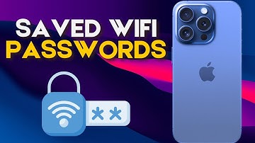 How to See Saved Wifi Passwords on iPhone iOS 18