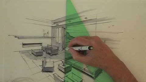 Rendering Two-Point Perspective Room: Lesson 5, section 1, PART 2