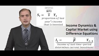 Income Dynamics and Capital Market Using Difference Equations