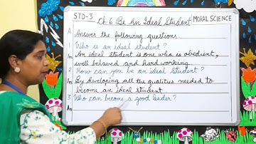 STD-3  Moral Science ch 6