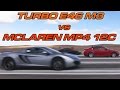 McLaren MP4 12C vs Turbo E46 M3