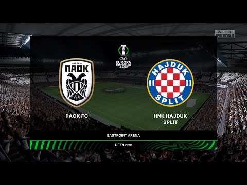 Hajduk Split vs PAOK (10/08/2023) UEFA Europa Conference League