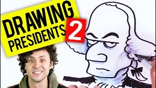 Watch me draw 10 presidents - PART 2 Watch me draw 10 presidents - PART 2